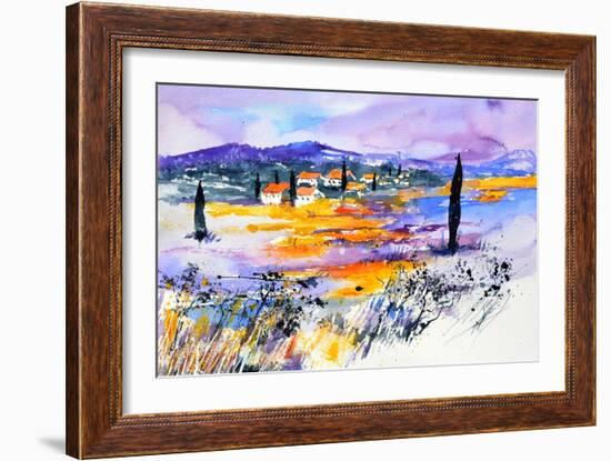 Provence 5170 Watercolor-Pol Ledent-Framed Art Print