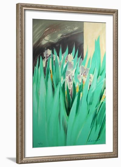 Provence aux Iris-Claude Hemeret-Framed Limited Edition