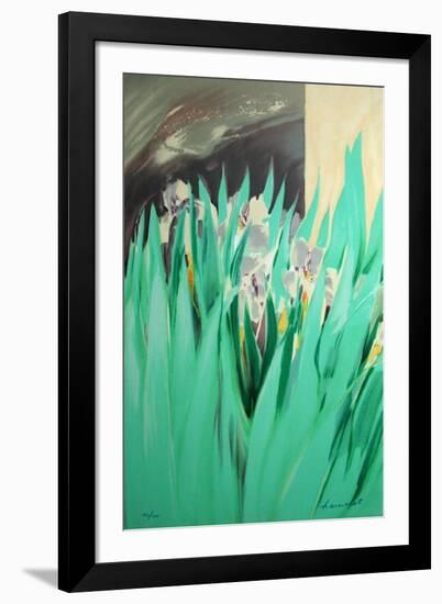 Provence aux Iris-Claude Hemeret-Framed Limited Edition