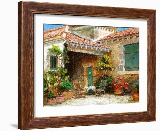 Provence Barn, 2006-Trevor Neal-Framed Giclee Print