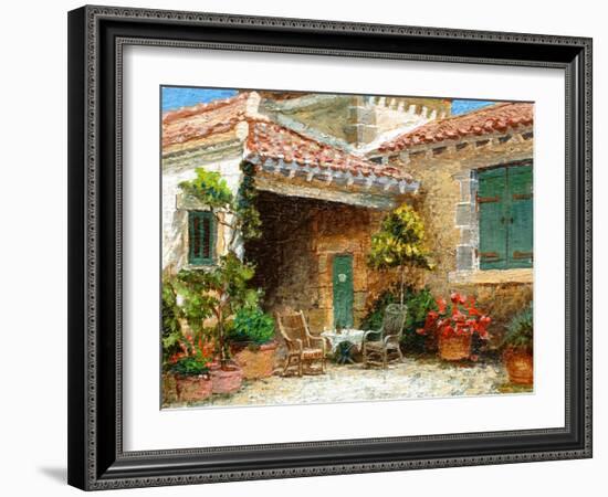 Provence Barn, 2006-Trevor Neal-Framed Giclee Print