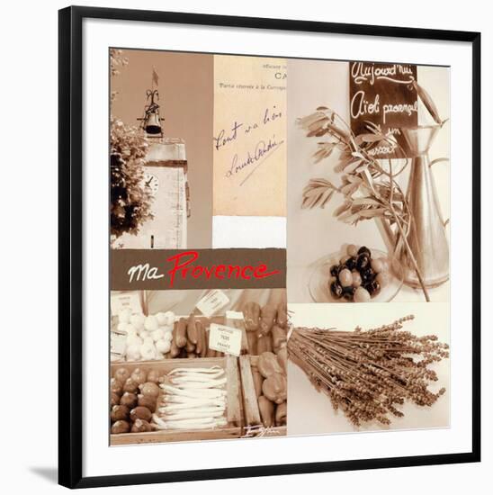 Provence clochet-Lizie-Framed Art Print