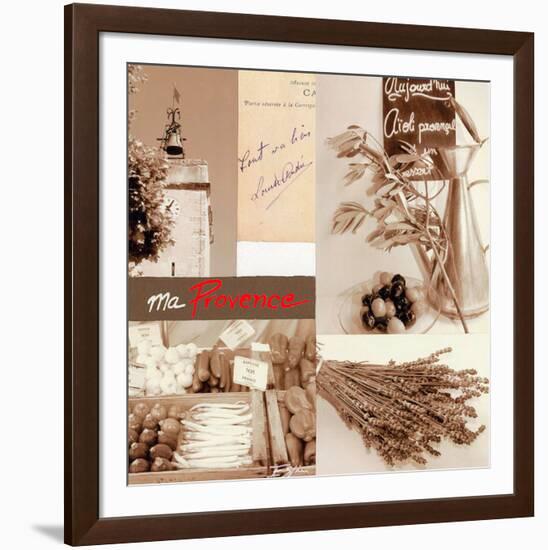 Provence clochet-Lizie-Framed Art Print