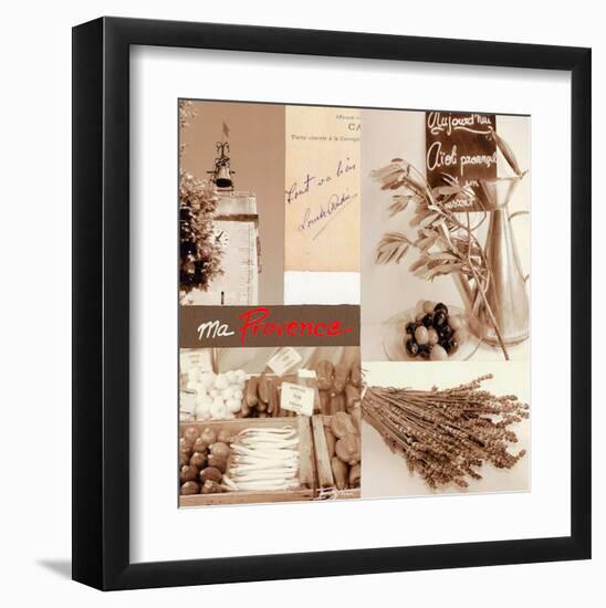 Provence clochet-Lizie-Framed Art Print