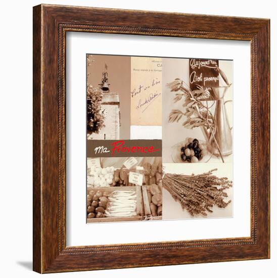 Provence clochet-Lizie-Framed Art Print