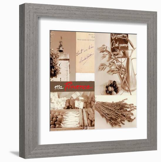 Provence clochet-Lizie-Framed Art Print