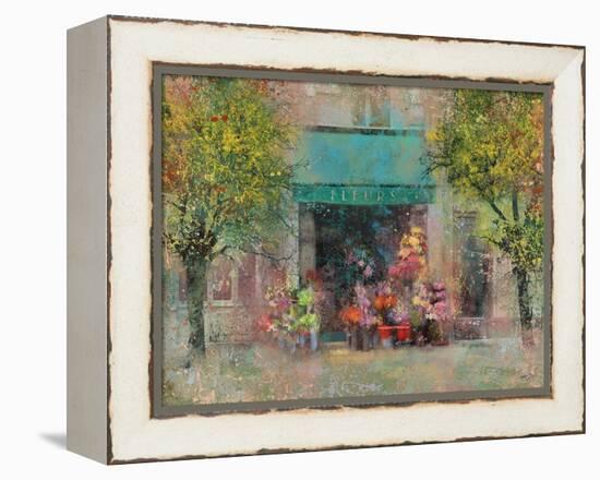 Provence Flower Shop-Eric Yang-Framed Stretched Canvas