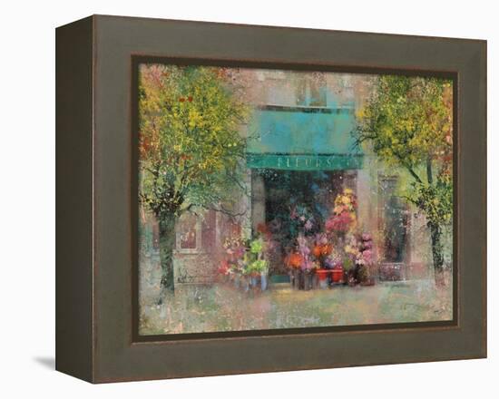 Provence Flower Shop-Eric Yang-Framed Stretched Canvas