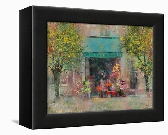 Provence Flower Shop-Eric Yang-Framed Stretched Canvas