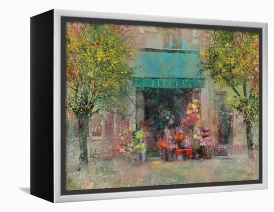 Provence Flower Shop-Eric Yang-Framed Stretched Canvas