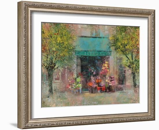 Provence Flower Shop-Eric Yang-Framed Art Print