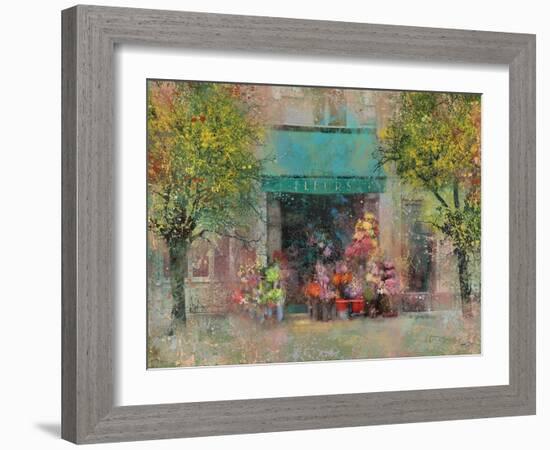 Provence Flower Shop-Eric Yang-Framed Art Print