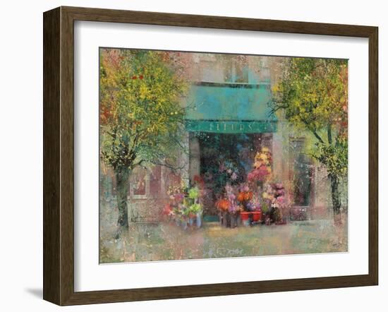 Provence Flower Shop-Eric Yang-Framed Art Print