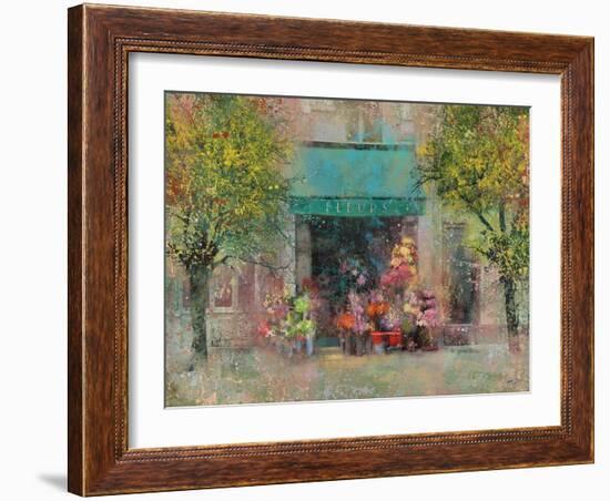 Provence Flower Shop-Eric Yang-Framed Art Print