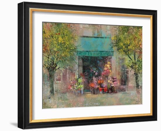 Provence Flower Shop-Eric Yang-Framed Art Print