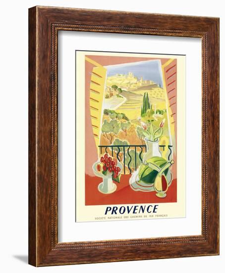 Provence, France - National Society of French Railways-Tal-Framed Giclee Print