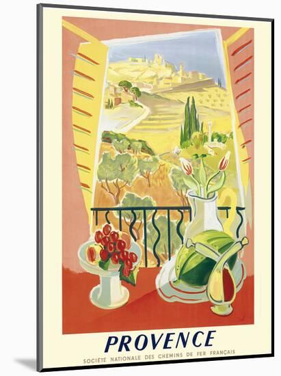 Provence, France - National Society of French Railways-Tal-Mounted Giclee Print