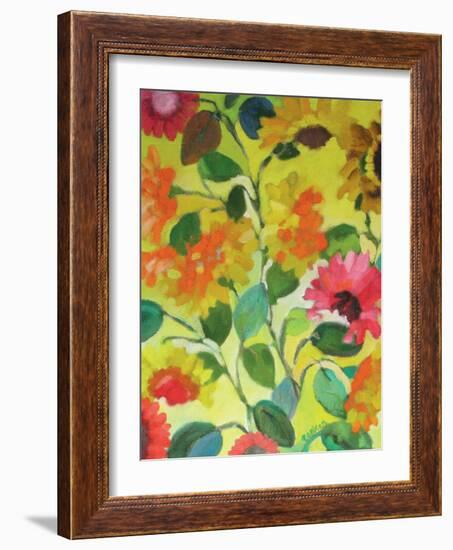 Provence Garden 1-Kim Parker-Framed Giclee Print