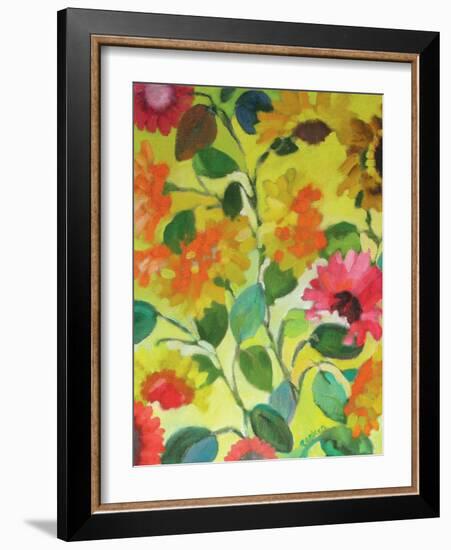 Provence Garden 1-Kim Parker-Framed Giclee Print