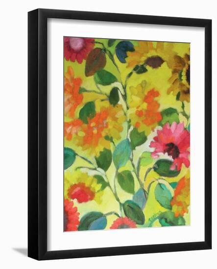 Provence Garden 1-Kim Parker-Framed Giclee Print