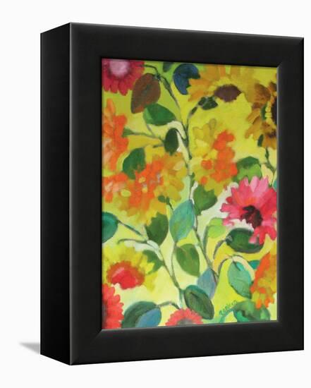 Provence Garden 1-Kim Parker-Framed Premier Image Canvas