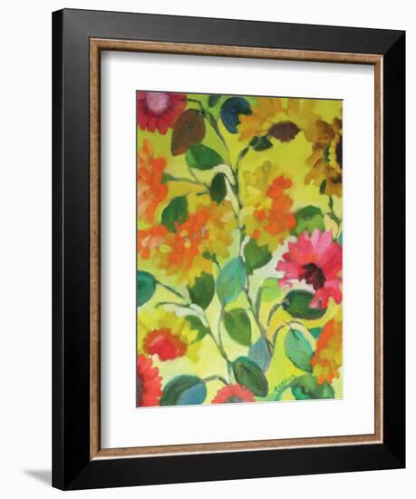 Provence Garden 1-Kim Parker-Framed Giclee Print