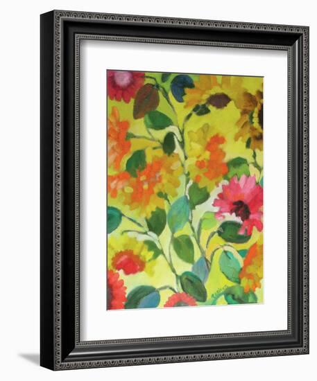 Provence Garden 1-Kim Parker-Framed Giclee Print