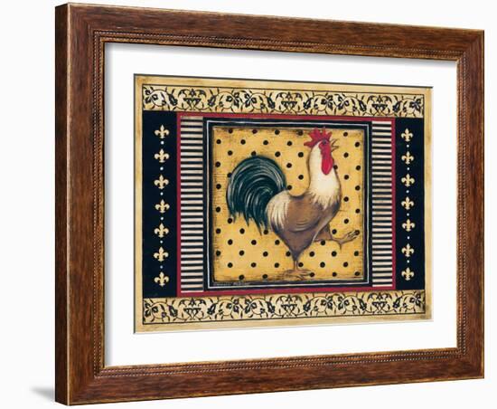 Provence Rooster I-Kimberly Poloson-Framed Art Print