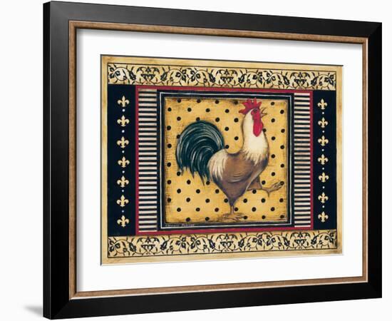 Provence Rooster I-Kimberly Poloson-Framed Art Print