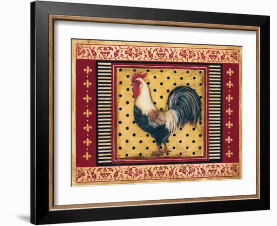 Provence Rooster II-Kimberly Poloson-Framed Art Print