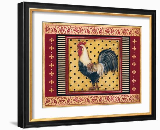 Provence Rooster II-Kimberly Poloson-Framed Art Print