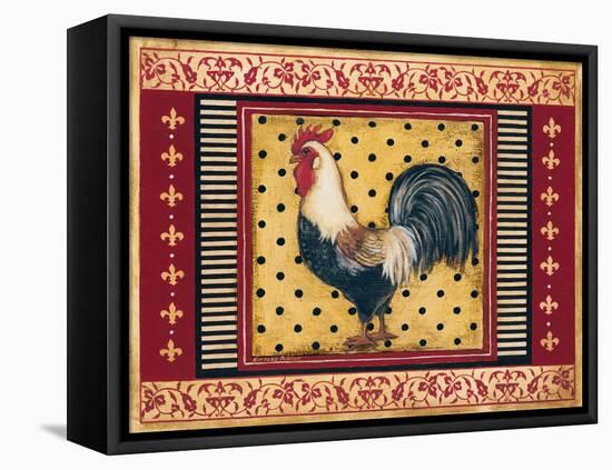 Provence Rooster II-Kimberly Poloson-Framed Stretched Canvas