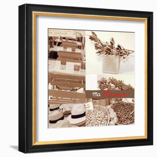 Provence soap-Lizie-Framed Art Print