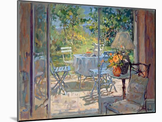 Provence Terrace (Oil on Canvas)-Susan Ryder-Mounted Giclee Print