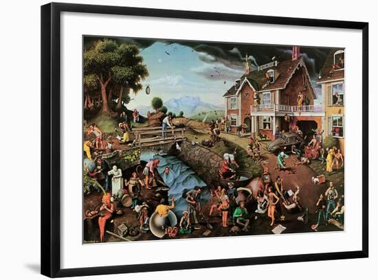 Proverbidioms-T^ E^ Breitenbach-Framed Art Print