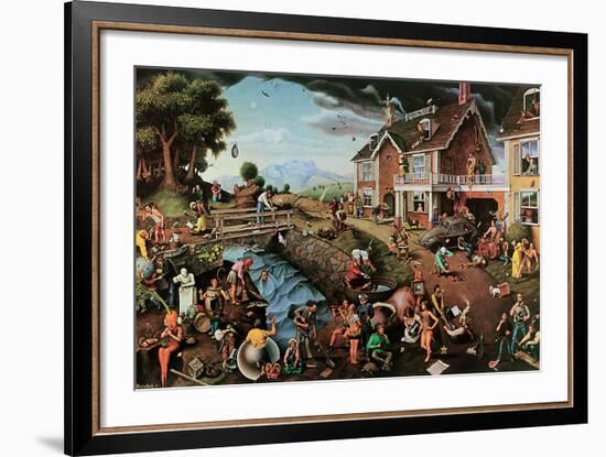 Proverbidioms-T^ E^ Breitenbach-Framed Art Print