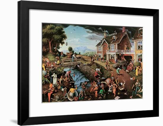 Proverbidioms-T^ E^ Breitenbach-Framed Art Print