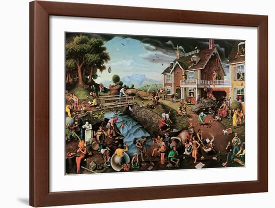 Proverbidioms-T^ E^ Breitenbach-Framed Art Print