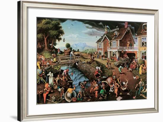 Proverbidioms-T^ E^ Breitenbach-Framed Art Print