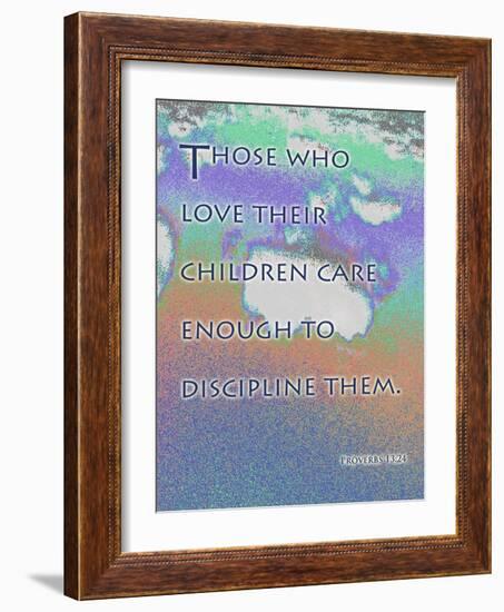 Proverbs 13:24-Cathy Cute-Framed Giclee Print