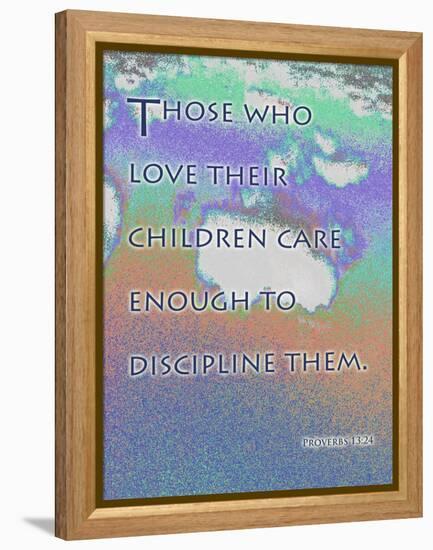 Proverbs 13:24-Cathy Cute-Framed Premier Image Canvas