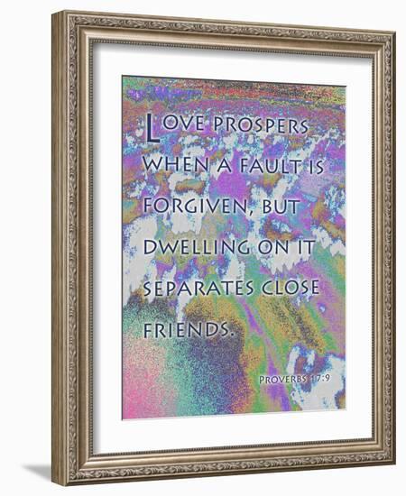 Proverbs 17:17-Cathy Cute-Framed Giclee Print