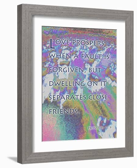 Proverbs 17:17-Cathy Cute-Framed Giclee Print