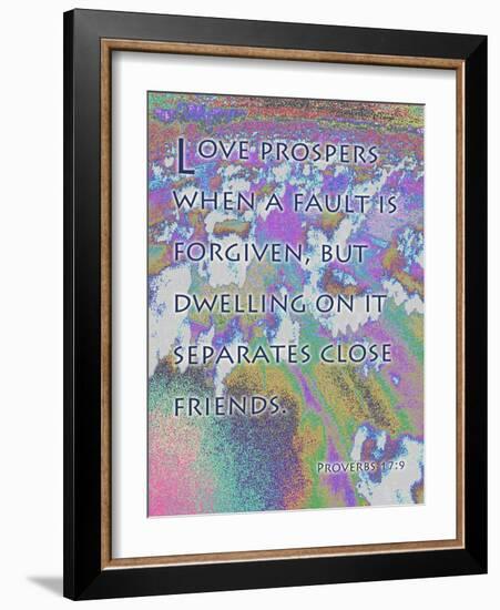 Proverbs 17:17-Cathy Cute-Framed Giclee Print