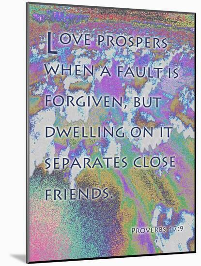 Proverbs 17:17-Cathy Cute-Mounted Giclee Print