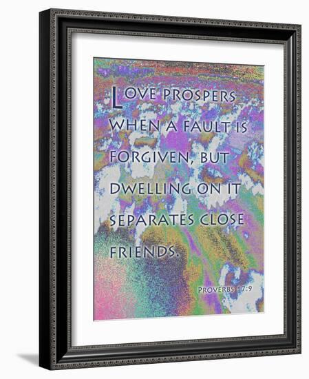 Proverbs 17:17-Cathy Cute-Framed Giclee Print