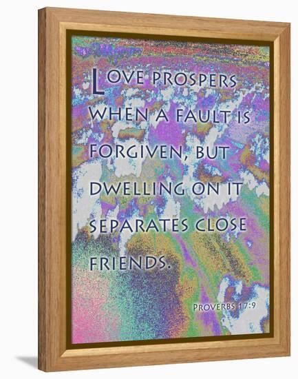 Proverbs 17:17-Cathy Cute-Framed Premier Image Canvas