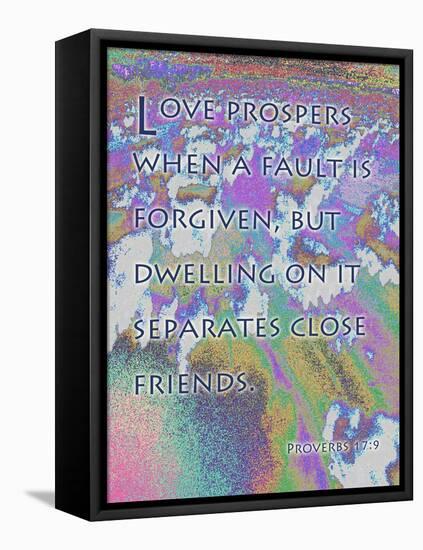 Proverbs 17:17-Cathy Cute-Framed Premier Image Canvas