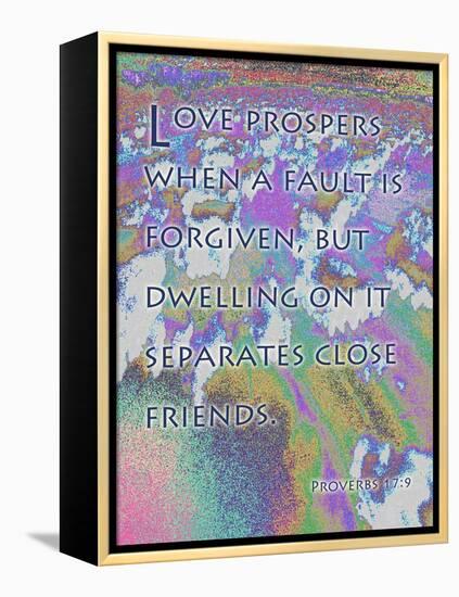 Proverbs 17:17-Cathy Cute-Framed Premier Image Canvas