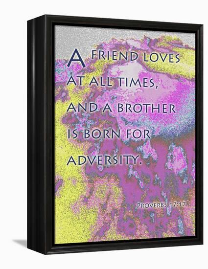 Proverbs 17:9-Cathy Cute-Framed Premier Image Canvas